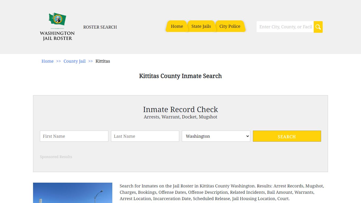 Kittitas County Inmate Search - Jail Roster Search