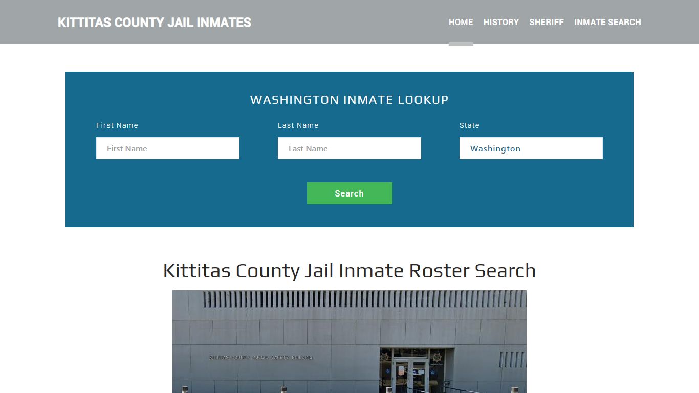 Kittitas County Jail Inmate Roster Lookup, Ellensburg, WA